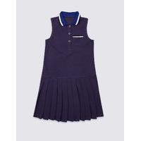 Pure Cotton Collared Neck Dress (3-14 Years)