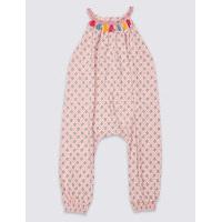 pure cotton tassel jumpsuit 3 months 5 years