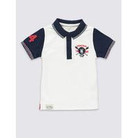 Pure Cotton Polo Shirt (3 Months - 5 Years)
