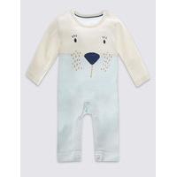 Pure Cotton Bear Print All-in-One