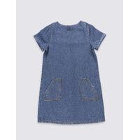 Pure Cotton A-Line Dress (3-14 Years)