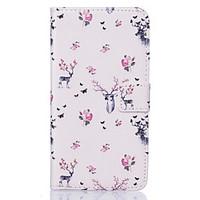 PU Leather Material Deer Pattern Painting Pattern Phone Cases for Sony Xperia X/XP/Z5/Z5 Mini