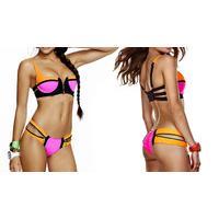 Push Up Zipper Bikini