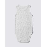 Pure Cotton Sleeveless Bodysuit (3-8 Years)