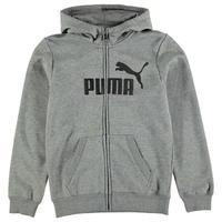 puma no1 full zip hoody junior boys