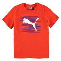 puma big cat qt t shirt junior boys