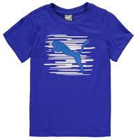 puma big cat qt t shirt junior boys