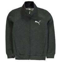 puma fleece track jacket junior boys