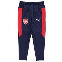 Puma Arsenal Zipped Cuffs Tracksuit Bottoms Junior