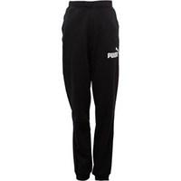 Puma Junior Essential Large Logo Sweat Pants Black