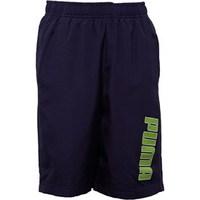 Puma Junior Graphic Woven Bermuda Shorts Peacoat/Green