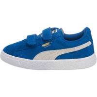 puma suede 2 straps baby snorkel bluepuma white