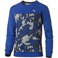 puma 838794 sweatshirt kid boyss cardigans in blue