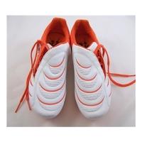 Puma - size 4 EUR 37 - PWR-C3 football boots with metal studs - orange & white