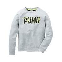 puma boys sportstyle crew neck sweat