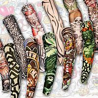 Punk Fake Crown Temporary Tattoos Sleeves Arm Stockings(Assorted Styles)(1 pc)