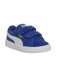 Puma Suede 2 Strap Inf SNORKEL BLUE WHITE