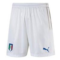 Puma FIGC Italy Euro 2016 Replica Shorts - Youth - White/Team Power Blue