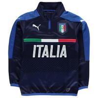 Puma Italia FIGC Quarter Zip Training Top Junior Boys