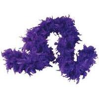 Purple 55g Turkey Feather Boa