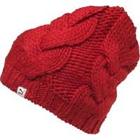 Puma Mens Heavy Knit Beanie Red