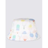 Pure Cotton Printed Summer Hat