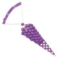 Purple Polka Party Cone Bags