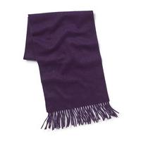 Purple Cashmere Scarf in Gift Box - Savile Row