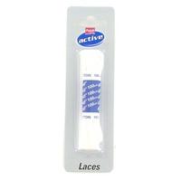 punch white flat laces 100