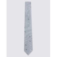 Pure Cotton Anchor Print Tie (5-14 Years)