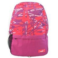 puma back to school schoolbagbackpack set hollyhockpink glopastel