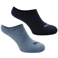 Puma Invisible 2 Pack Trainers Socks