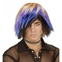 Purple Men\'s Emo Wig