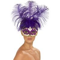 Purple Feather Can Beauty Eye Mask.