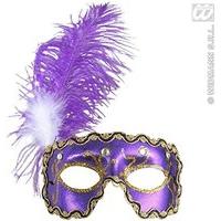 purple eyemask with gems feathers vanity star masks eyemasks disguises ...