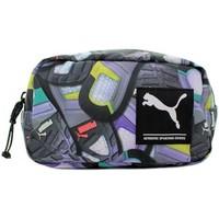 puma academy small waist bag womens cosmetic bag in silver