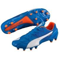 Puma evoSPEED 1 Leather Firm Ground Football Boots Royal Blue