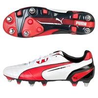 puma king mixed soft ground football boots white