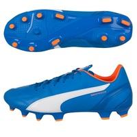 Puma evoSPEED 3.4 Leather Firm Ground Football Boots Royal Blue