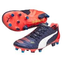 Puma evoPOWER 1.2 Mixed Soft Ground Football Boots Navy