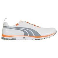 Puma Faas Lite Golf Shoes White/Tradewinds/Vibrant Orange