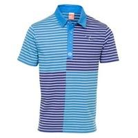 Puma Golf Reverse Stripe Polo Shirt Heliotrope