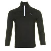 Puma Golf Junior 1/2 Zip Wind Jacket Black