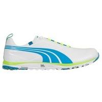 Puma Faas Lite Golf Shoes White/Blue Aster/Fluo Yellow