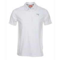 Puma Golf Junior Tech Polo Shirt White