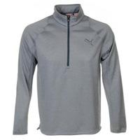 Puma 1/4 Zip Popover Top Tradewinds/Heather