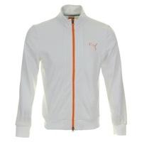 Puma Golf Knit Stripe Jacket White