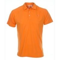 Puma Golf Junior Tech Polo Shirt Vibrant Orange