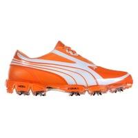 puma amp cell fusion sl golf shoes vibrant orangewhite