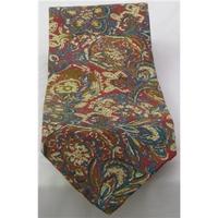 Pulse multi-coloured floral print tie